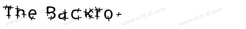 The Backro字体转换